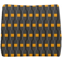 Pattern Illustrations Plaid Seat Cushion by HermanTelo