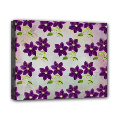 Purple Flower Canvas 10  X 8  (stretched) by HermanTelo