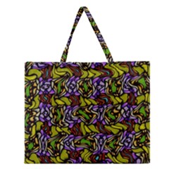 Ab 73 Zipper Large Tote Bag by ArtworkByPatrick