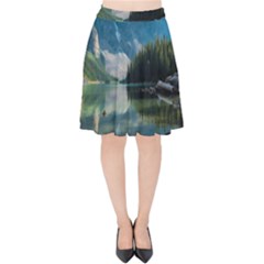 Nature Velvet High Waist Skirt by ArtworkByPatrick