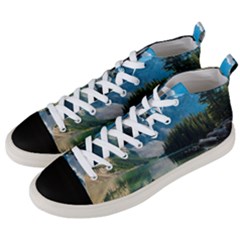 Nature Men s Mid-top Canvas Sneakers by ArtworkByPatrick