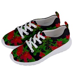 Dark Pop Art Floral Poster Women s Lightweight Sports Shoes by dflcprintsclothing