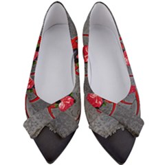 Wonderful Crow On A Heart Women s Bow Heels