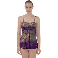 Tour Eiffel Paris Paysage Babydoll Tankini Set by kcreatif