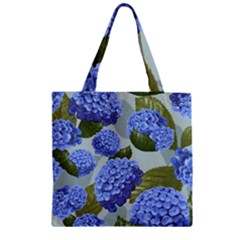 Hydrangea  Zipper Grocery Tote Bag by Sobalvarro