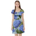 Hydrangea  Short Sleeve Skater Dress View1