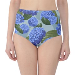 Hydrangea  Classic High-waist Bikini Bottoms by Sobalvarro