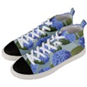 Hydrangea  Men s Mid-Top Canvas Sneakers View2