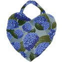 Hydrangea  Giant Heart Shaped Tote View2