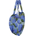 Hydrangea  Giant Heart Shaped Tote View4