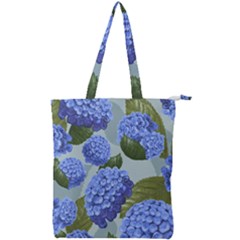 Hydrangea  Double Zip Up Tote Bag by Sobalvarro