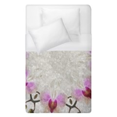 Orchidées Fleurs Abstrait Duvet Cover (Single Size)