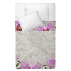 Orchidées Fleurs Abstrait Duvet Cover Double Side (Single Size)