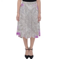 Orchidées Fleurs Abstrait Classic Midi Skirt