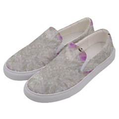 Orchidées Fleurs Abstrait Men s Canvas Slip Ons