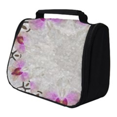 Orchidées Fleurs Abstrait Full Print Travel Pouch (Small)