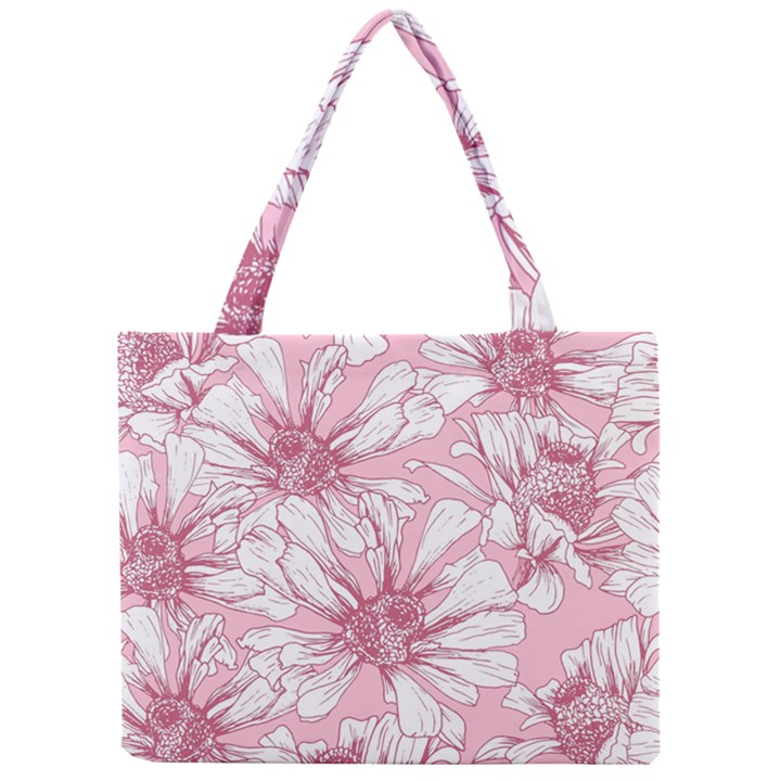 Pink flowers Mini Tote Bag