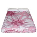 Pink flowers Fitted Sheet (King Size) View1