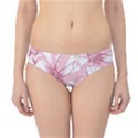 Pink flowers Hipster Bikini Bottoms View1