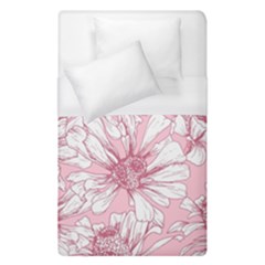 Pink Flowers Duvet Cover (single Size) by Sobalvarro