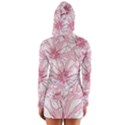 Pink flowers Long Sleeve Hooded T-shirt View2