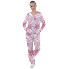 Pink Flowers Women s Tracksuit by Sobalvarro