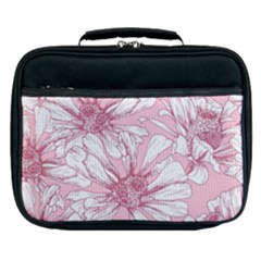 Pink Flowers Lunch Bag