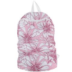 Pink Flowers Foldable Lightweight Backpack by Sobalvarro