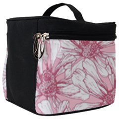 Pink Flowers Make Up Travel Bag (big) by Sobalvarro