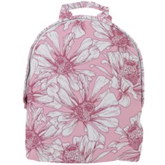 Pink Flowers Mini Full Print Backpack by Sobalvarro