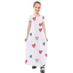 ? Pattern  Kids  Short Sleeve Maxi Dress by Sobalvarro