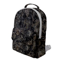 Grunge Organic Texture Print Flap Pocket Backpack (large) by dflcprintsclothing
