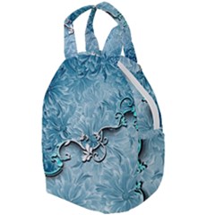 Wonderful Blue Flowers Travel Backpacks