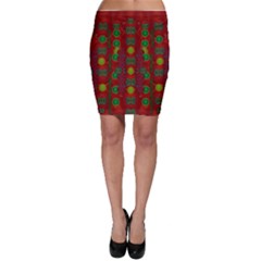 In Time For The Season Of Christmas Bodycon Skirt
