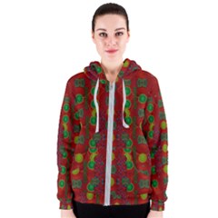 In Time For The Season Of Christmas Women s Zipper Hoodie