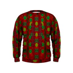 In Time For The Season Of Christmas Kids  Sweatshirt