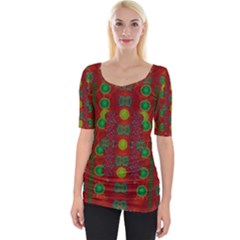 In Time For The Season Of Christmas Wide Neckline Tee