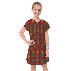 In Time For The Season Of Christmas Kids  Drop Waist Dress