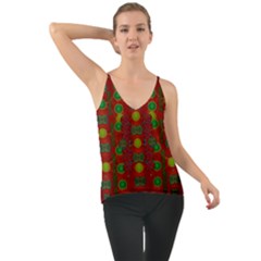 In Time For The Season Of Christmas Chiffon Cami