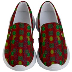 In Time For The Season Of Christmas Kids Lightweight Slip Ons