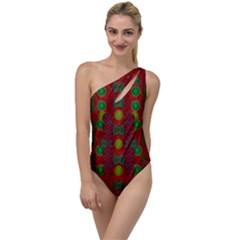 In Time For The Season Of Christmas To One Side Swimsuit