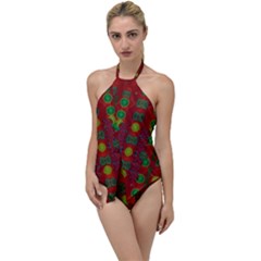 In Time For The Season Of Christmas Go with the Flow One Piece Swimsuit