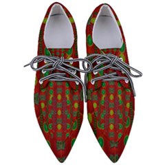 In Time For The Season Of Christmas Women s Pointed Oxford Shoes