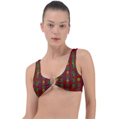 In Time For The Season Of Christmas Ring Detail Bikini Top