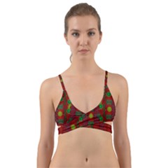 In Time For The Season Of Christmas Wrap Around Bikini Top