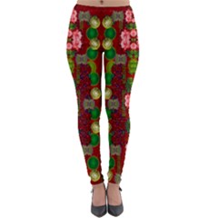 In Time For The Season Of Christmas An Jule Lightweight Velour Leggings by pepitasart