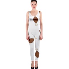 Turkey Leg Pattern - Thanksgiving One Piece Catsuit