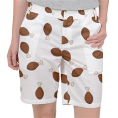 Turkey Leg Pattern - Thanksgiving Pocket Shorts