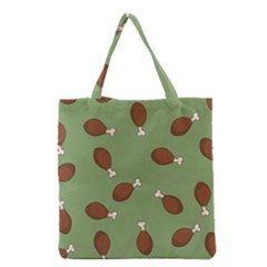 Turkey Leg Pattern - Thanksgiving Grocery Tote Bag