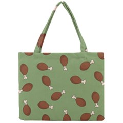 Turkey Leg Pattern - Thanksgiving Mini Tote Bag